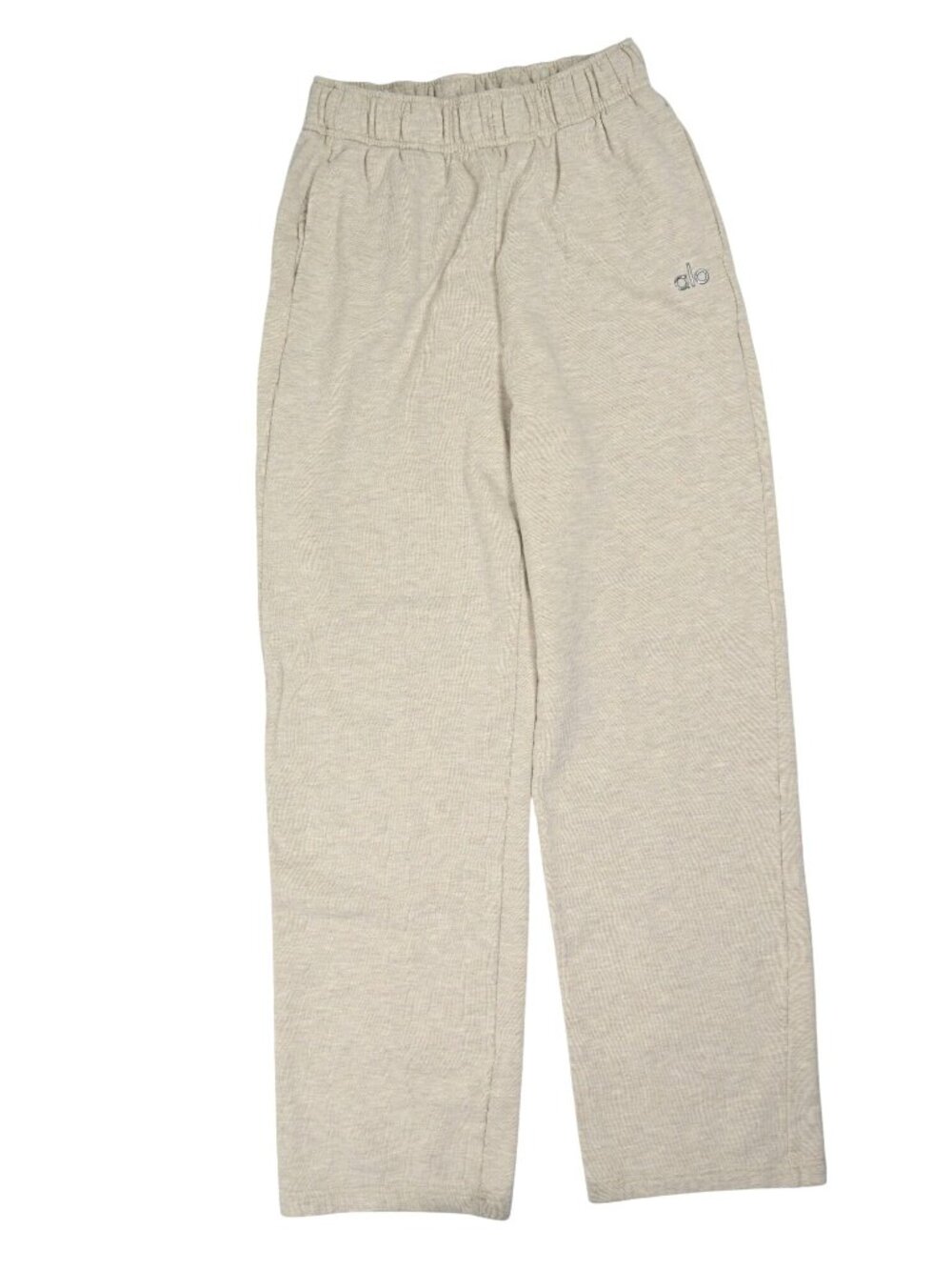 ALO Yoga Accolade Straight Leg Sweatpant in Oatmeal Heather